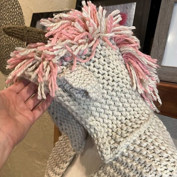 Tacobear Handmade Unicorn Hoodie Scarf! - Picture 2 of 5